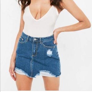 Denim Mini Skirt